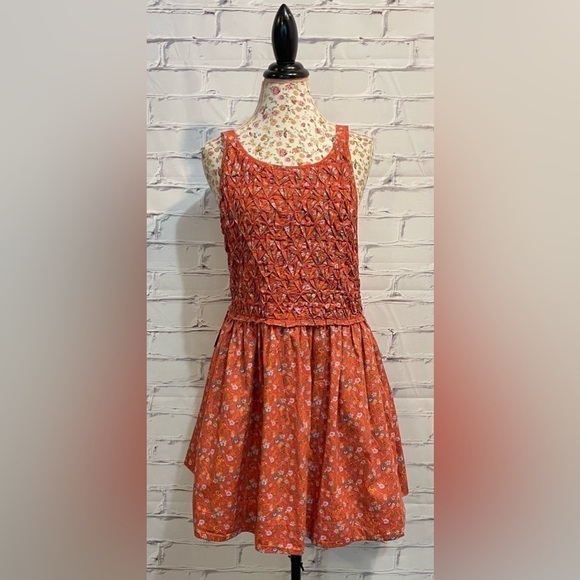 FREE PEOPLE Petunia Mini Fit-&-Flare Dress-Medium - Picture 3 of 9